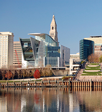 Connecticut - Hartford Skyline